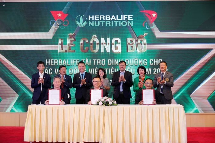 Herbalife Việt Nam tài trợ sản phẩm dinh dưỡng cho các vận động viên Việt Nam