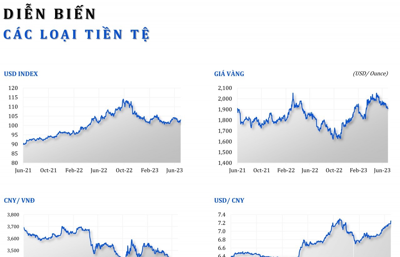 Diễn biến giá cả Đăng nhập tài khoản thành viên Kl99 - tiền tệ 6 tháng đầu năm 2023