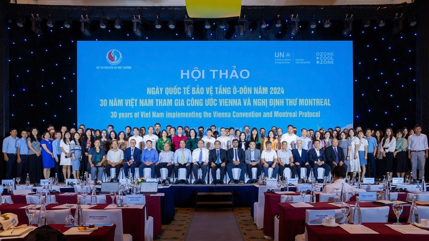 Việt Nam đã đạt được bước tiến mạnh mẽ trong công tác bảo vệ tầng ô-dôn Việt Nam đã đạt được bước tiến mạnh mẽ trong công tác bảo vệ tầng ô-dôn