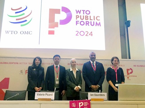 Các diễn giả tham gia thảo luận tại phiên họp. Ảnh: WCO. Các diễn giả tham gia thảo luận tại phiên họp. Ảnh: WCO.