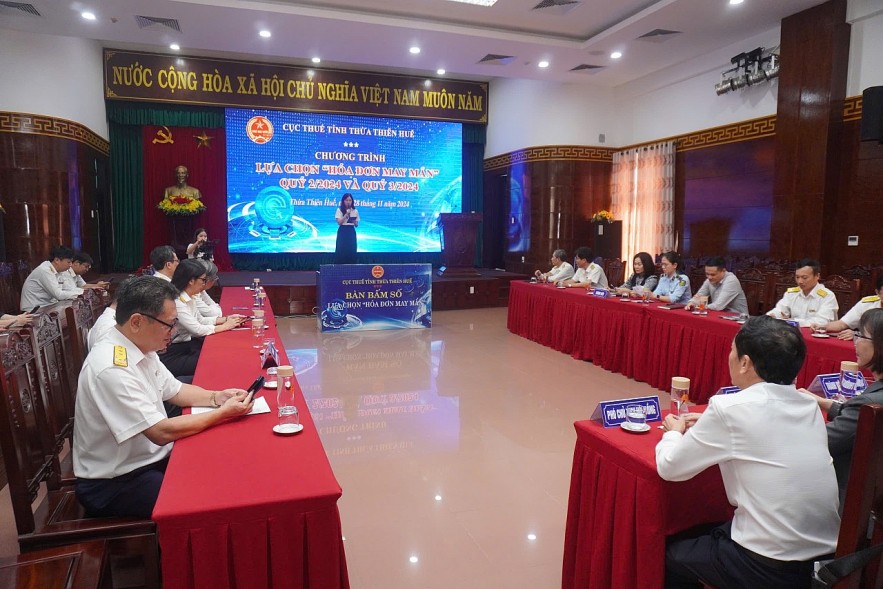 Thừa Thiên Huế: Lựa chọn được 30 cá nhân, hộ KL99 com tặng +199k trúng thưởng hóa đơn may mắn quý II và quý III/2024 Thừa Thiên Huế: Lựa chọn được 30 cá nhân, hộ KL99 com tặng +199k trúng thưởng hóa đơn may mắn quý II và quý III/2024