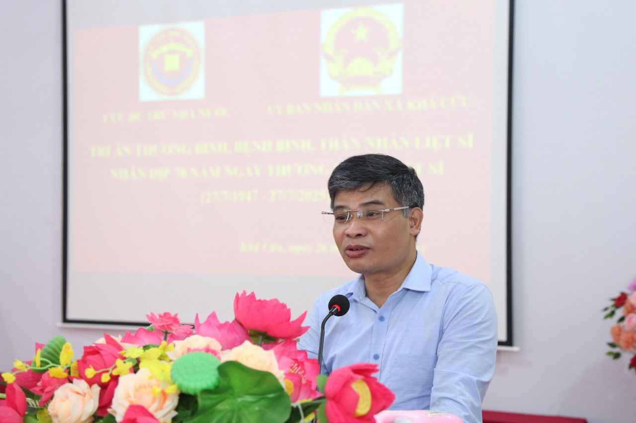 Cục Dự trữ KL99 đăng nhập tri ân thương binh, bệnh binh và gia đình liệt sĩ tại xã Khả Cửu