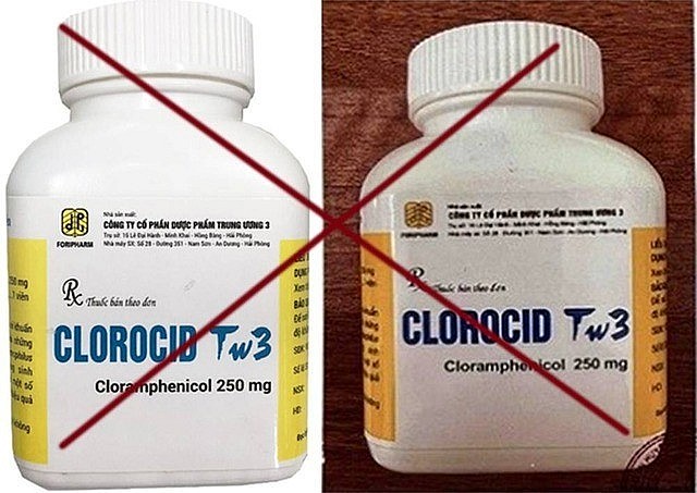 Cục Quản lý dược cảnh báo thuốc Clorocid TW3 bị làm giả Cục Quản lý dược cảnh báo thuốc Clorocid TW3 bị làm giả