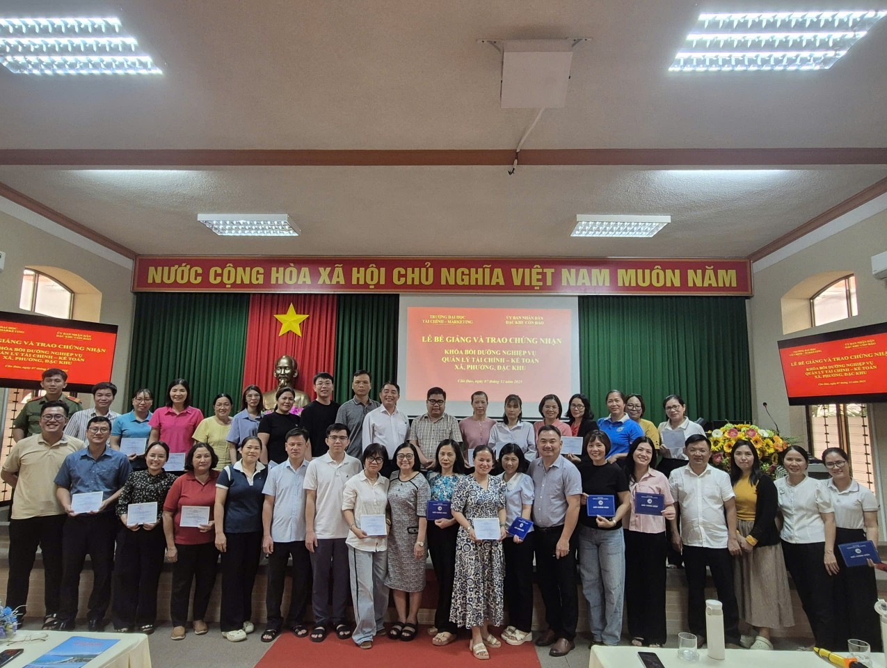 UFM hoàn tất 3 lớp bồi dưỡng tài chính – kế toán cơ sở, tăng cường phối hợp và cập nhật chương trình theo yêu cầu mới