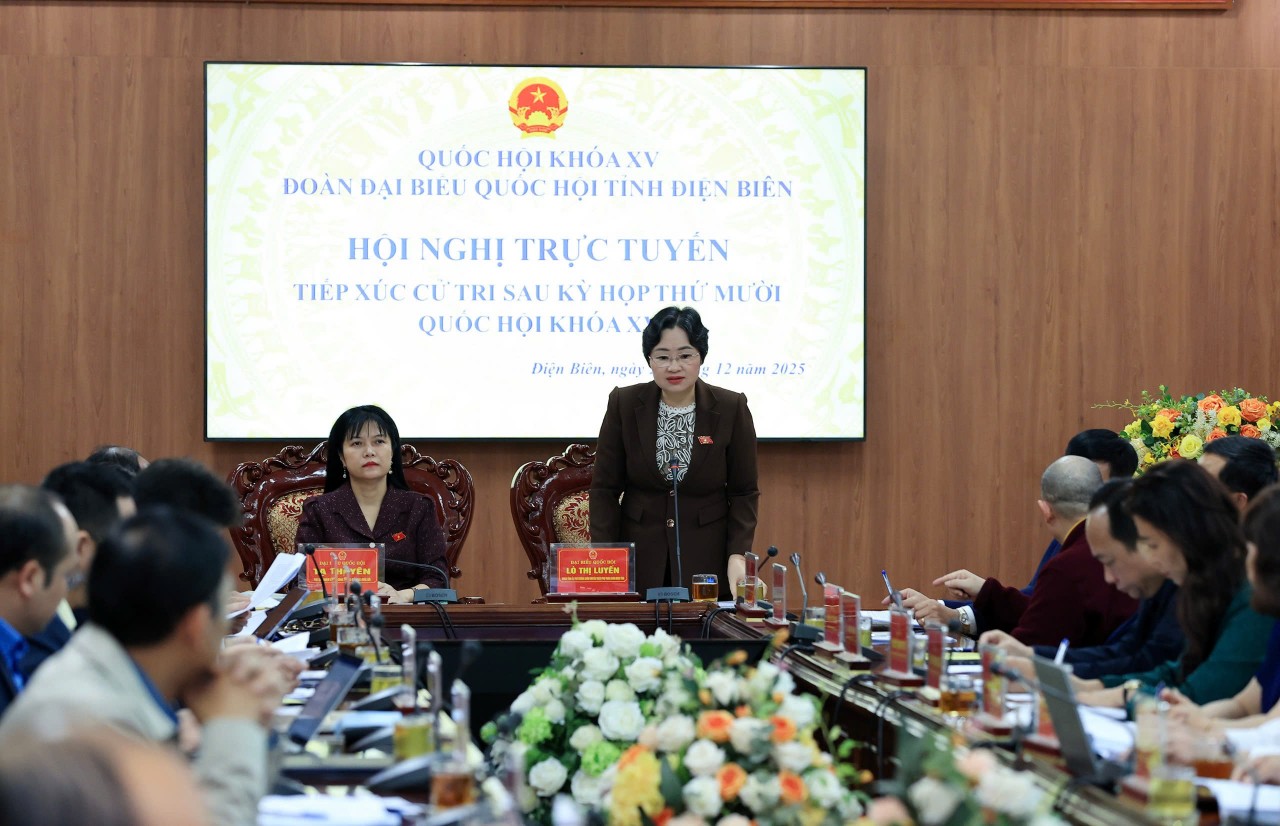 Đoàn ĐBQH tỉnh Điện Biên tiếp xúc cử tri sau Kỳ họp thứ 10, Kl 99 Thể Thao Link Mới khóa XV