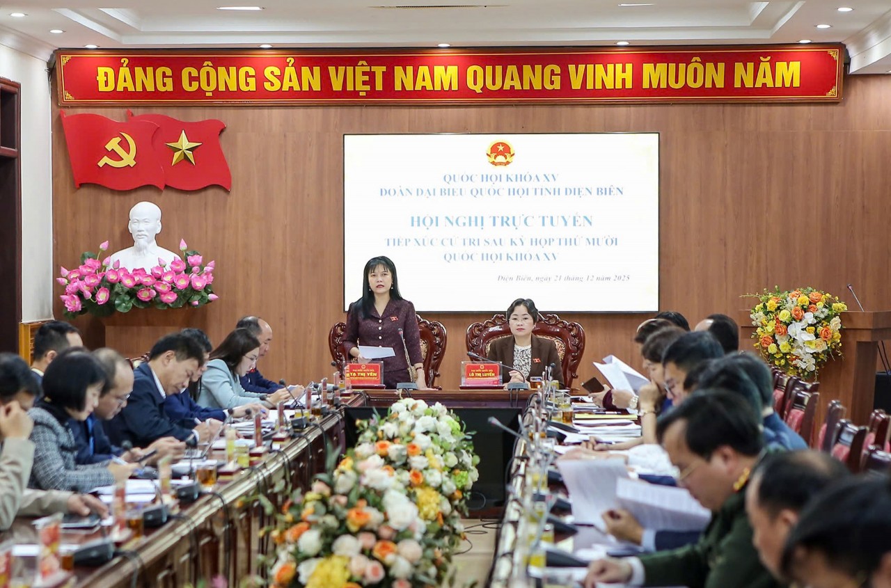 Đoàn ĐBQH tỉnh Điện Biên tiếp xúc cử tri sau Kỳ họp thứ 10, Kl 99 Thể Thao Link Mới khóa XV