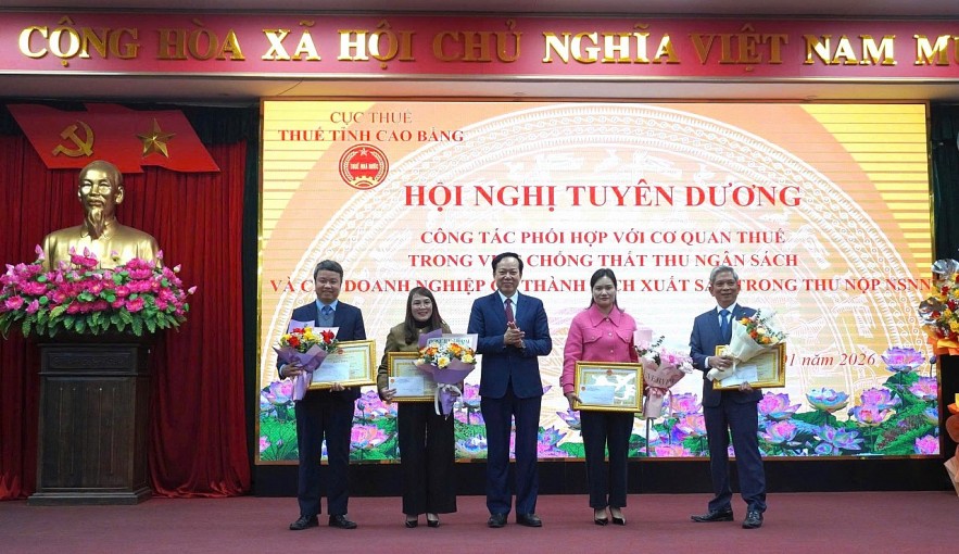 Thuế tỉnh Cao Bằng thu nội địa “bứt phá”, vượt cao so với dự toán