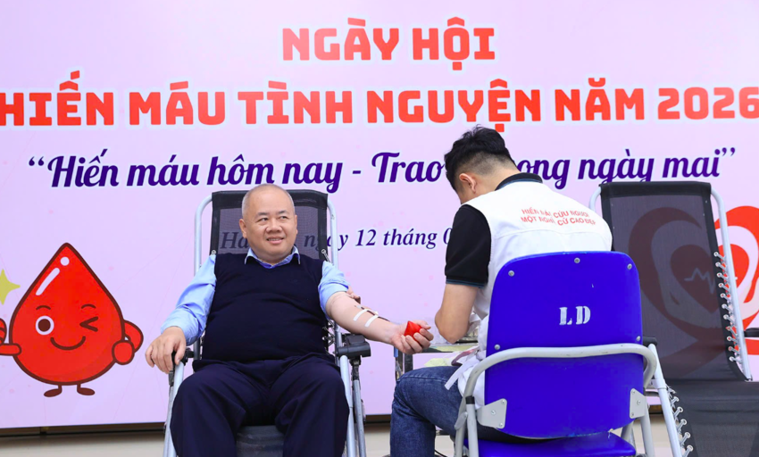 Tuổi trẻ ngành Kl99kl tải ứng dụng chung tay hiến máu vì cộng đồng năm 2026