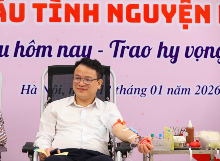 Tuổi trẻ ngành Kl99kl tải ứng dụng chung tay hiến máu vì cộng đồng năm 2026