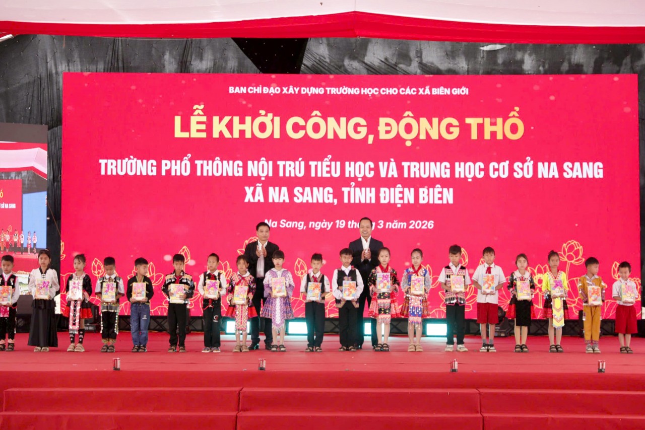 Khởi công xây dựng Trường Phổ thông nội trú liên cấp xã Na Sang, tỉnh Điện Biên Khởi công xây dựng Trường Phổ thông nội trú liên cấp xã Na Sang, tỉnh Điện Biên
