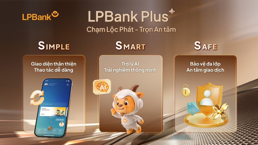 LPBank Plus – Ứng dụng ngân hàng số thế hệ mới, tích hợp trợ lý AI chuyển tiền bằng hội thoại