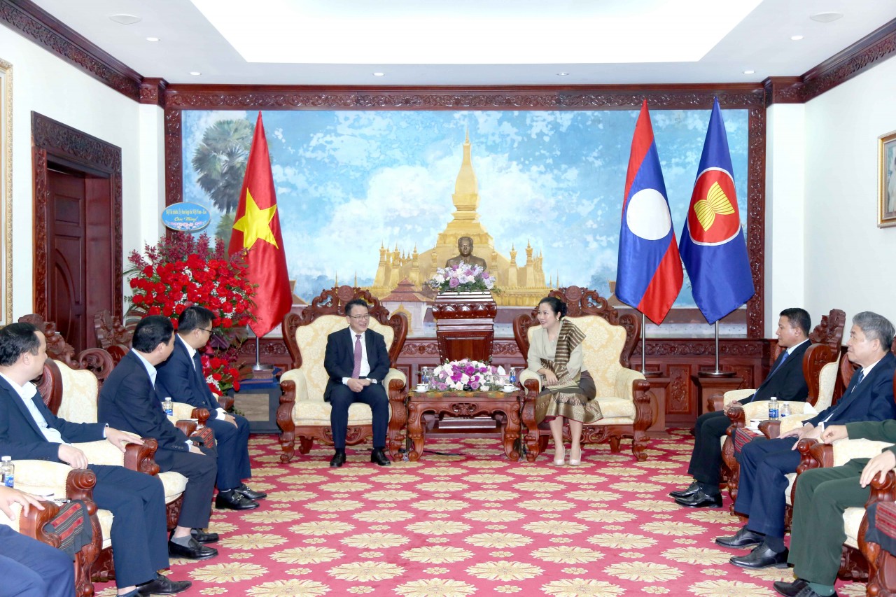 Thứ trưởng Bộ Kl99kl tải ứng dụng Trần Quốc Phương chúc Tết cổ truyền Bunpimay Lào năm Phật lịch 2569