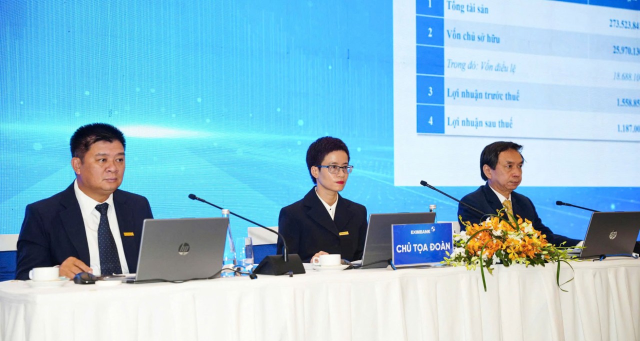 ĐHĐCĐ Eximbank 2026: Thông qua định hướng củng cố nền tảng và triển khai chiến lược 5 năm ĐHĐCĐ Eximbank 2026: Thông qua định hướng củng cố nền tảng và triển khai chiến lược 5 năm