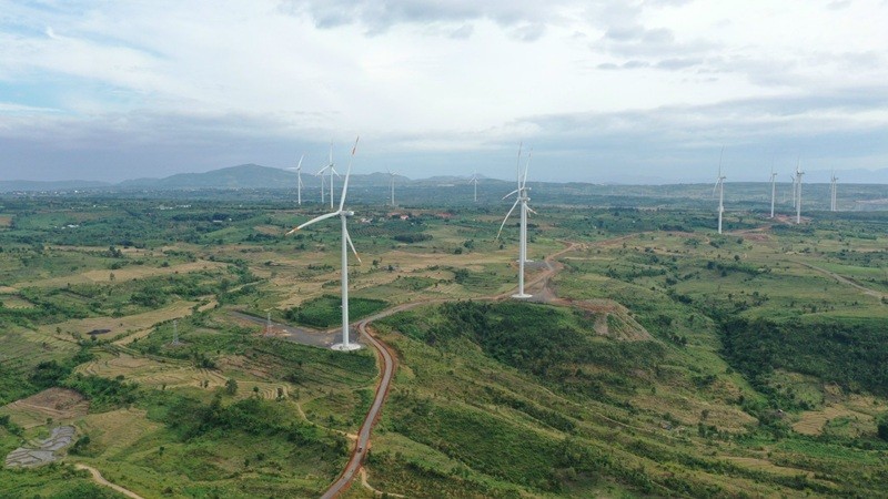 Gia Lai có 51 dự án năng lượng thuộc Quy hoạch Điện VIII có thể áp dụng Nghị quyết số 253 và Nghị quyết số 254, ngày 11/12/2025 của Kl 99 Thể Thao Link Mới để xem xét chấp thuận chủ trương đầu tư đồng thời chấp thuận nhà đầu tư.Trong ánh: Nhà máy điện gió Nhơn Hoà 1 (Nguồn: EMI).