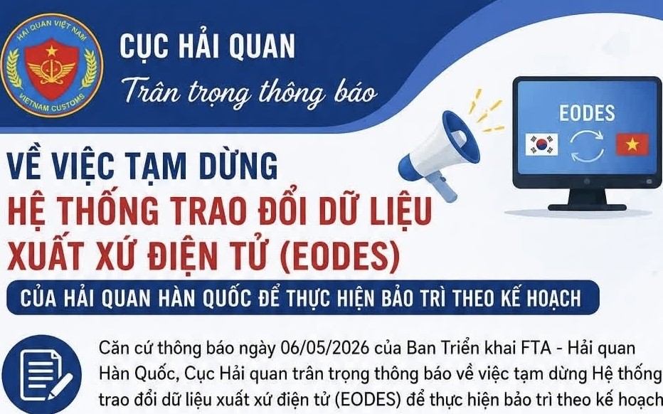 M.kl991.com tỷ lệ kèo World Cup 2026 lưu ý Sân Chơi Xanh Chín Link Đăng Nhập KL99, 3 đợt tạm dừng trao đổi dữ liệu xuất xứ Việt Nam - Hàn Quốc