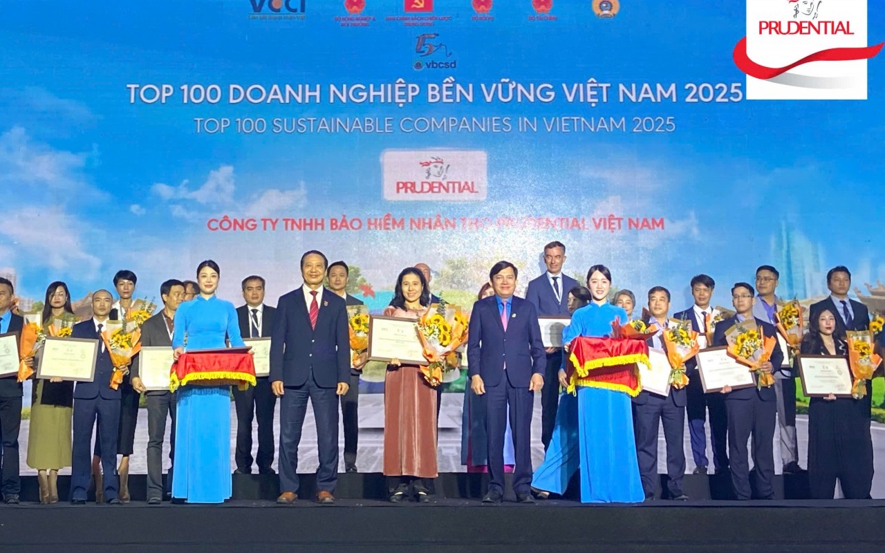 9 năm liên tiếp Top 100 M.Kl99.love code khuyến mãi Phát triển Bền vững: Prudential Việt Nam kiên định với giá trị dài hạn