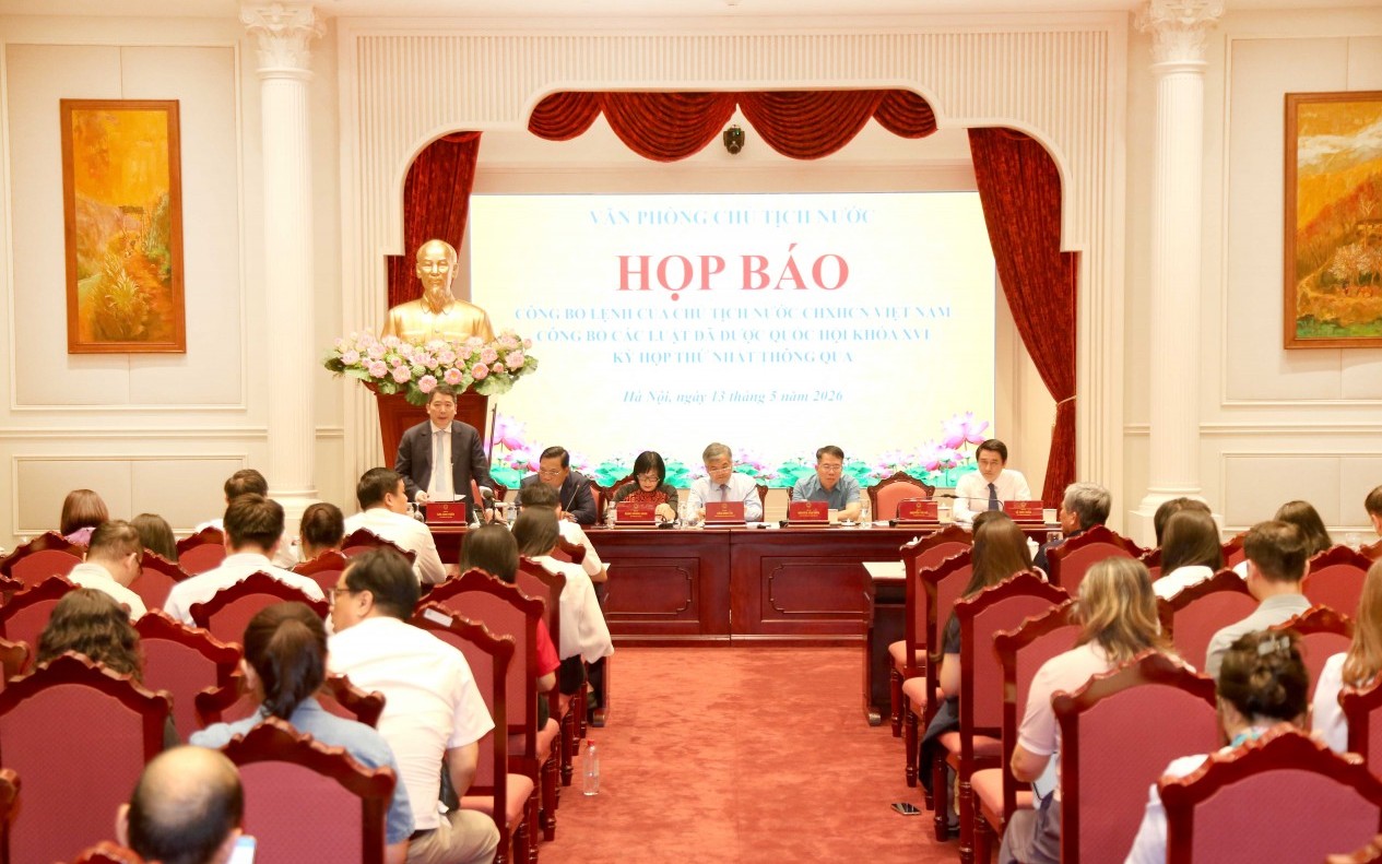 Công bố lệnh của Chủ tịch nước về 9 luật