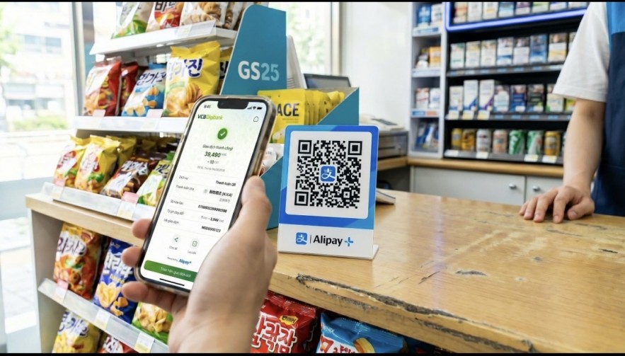 Vietcombank mở rộng thanh toán QR xuyên biên giới tới Nhật Bản và Hồng Kông Vietcombank mở rộng thanh toán QR xuyên biên giới tới Nhật Bản và Hồng Kông