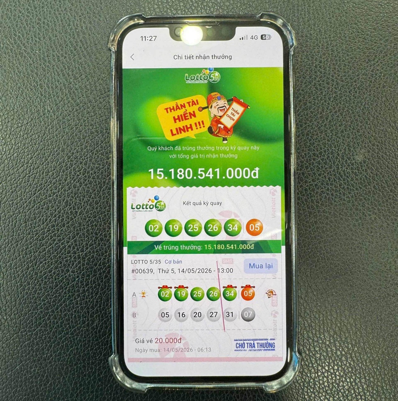 Mua bộ số từ tính năng “Thần tài chọn” trên Vietlott SMS, người đàn ông ở Lâm Đồng trúng độc đắc xổ số quay nhanh Lotto 5/35 hơn 15 tỷ đồng Mua bộ số từ tính năng “Thần tài chọn” trên Vietlott SMS, người đàn ông ở Lâm Đồng trúng độc đắc xổ số quay nhanh Lotto 5/35 hơn 15 tỷ đồng