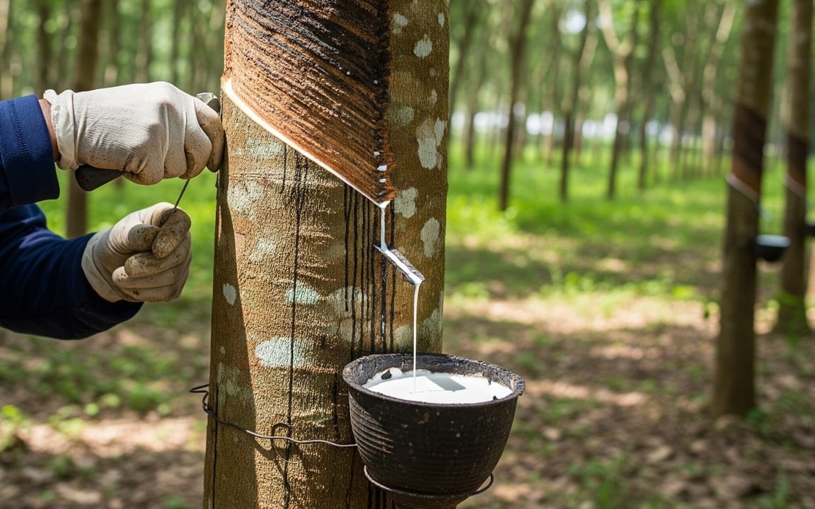 Ngày 28/5: Giá cao su trong nước ổn định, thế giới trái chiều