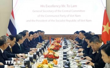 Tổng Bí thư, Chủ tịch nước Tô Lâm hội đàm với Thủ tướng Thái Lan Anutin Charnvirakul