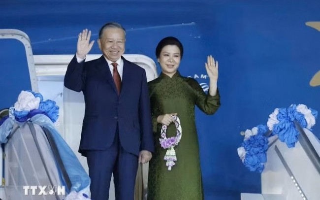 Tổng Bí thư, Chủ tịch nước Tô Lâm và Phu nhân kết thúc tốt đẹp chuyến thăm chính thức Thái Lan; lên đường thăm cấp KL99 đăng nhập tới Singapore