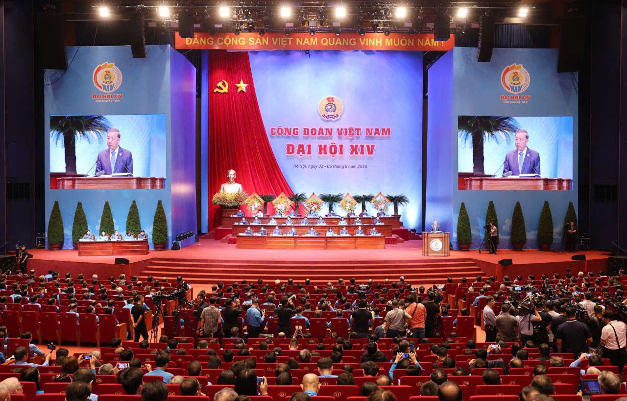 Toàn văn Bài phát biểu của Tổng Bí thư, Chủ tịch nước Tô Lâm tại Đại hội Công đoàn Việt Nam lần thứ XIV Toàn văn Bài phát biểu của Tổng Bí thư, Chủ tịch nước Tô Lâm tại Đại hội Công đoàn Việt Nam lần thứ XIV