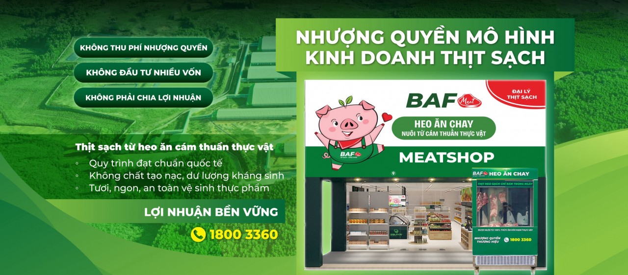 BAF tham gia sàn giao dịch thịt heo, khai trương điểm bán “tick xanh trách nhiệm” BAF tham gia sàn giao dịch thịt heo, khai trương điểm bán “tick xanh trách nhiệm”