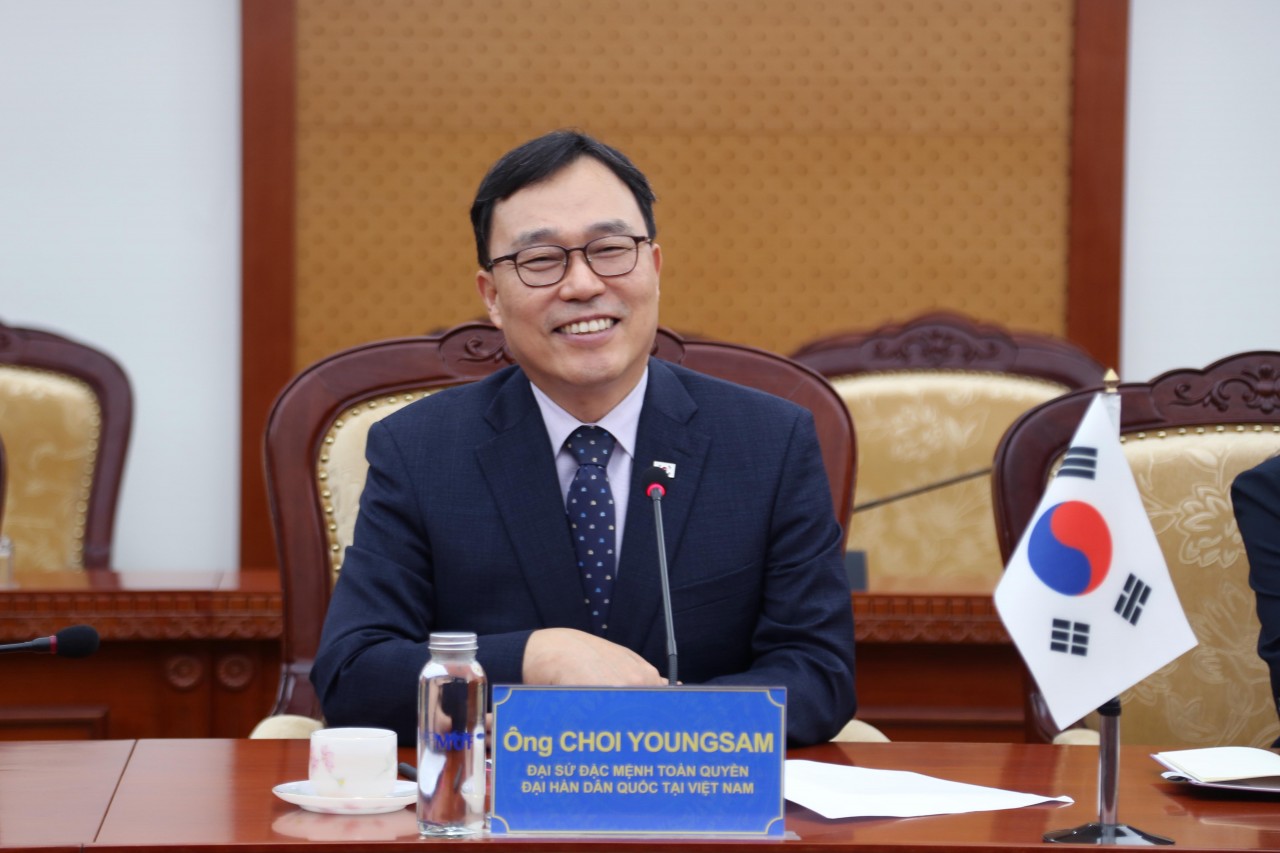 Thứ trưởng Cao Anh Tuấn tiếp Đại sứ Hàn Quốc tại Việt Nam Choi Young-sam Thứ trưởng Cao Anh Tuấn tiếp Đại sứ Hàn Quốc tại Việt Nam Choi Young-sam