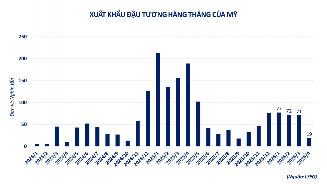 Giá dầu xuống thấp nhất hơn 3 tháng, dòng tiền ‘chảy’ vào đậu tương