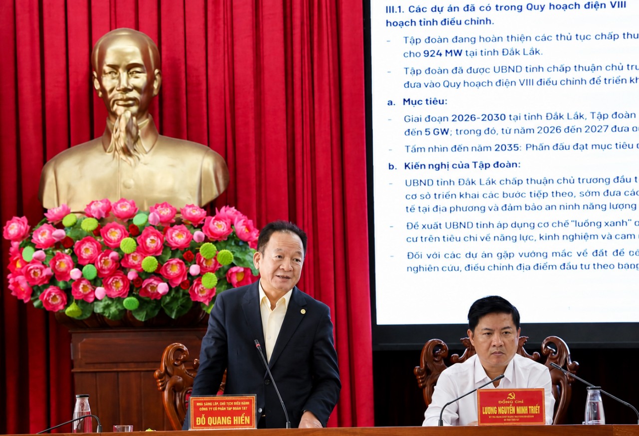 Từ đô thị đến năng lượng, T&T Group muốn mở rộng hiện diện tại Đắk Lắk Từ đô thị đến năng lượng, T&T Group muốn mở rộng hiện diện tại Đắk Lắk