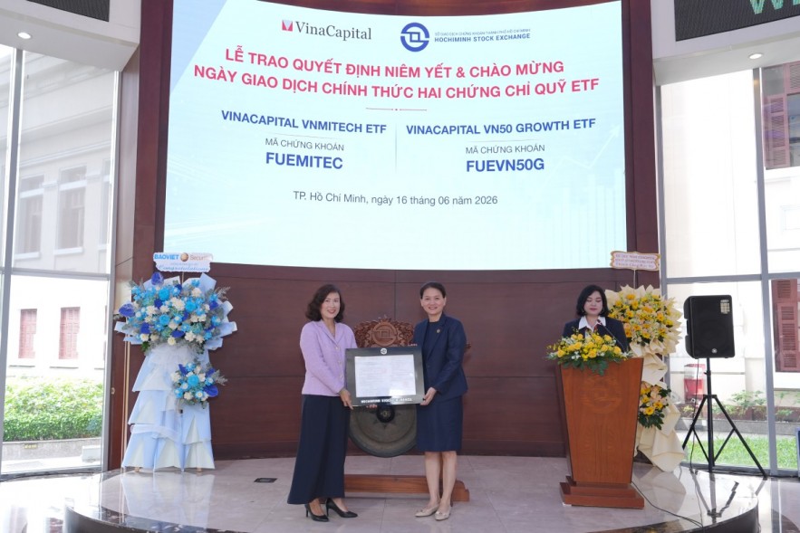 Chính thức niêm yết hai quỹ ETF chiến lược đầu tiên, tham chiếu rổ VNMITECH và VN50 GROWTH Chính thức niêm yết hai quỹ ETF chiến lược đầu tiên, tham chiếu rổ VNMITECH và VN50 GROWTH