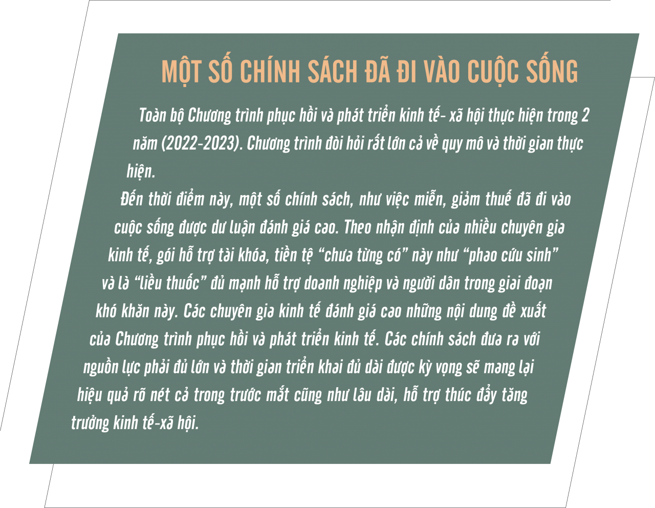Chính sách tài khóa “chìa khóa” thành công của Chương trình phục hồi và phát triển kinh tế- xã hội